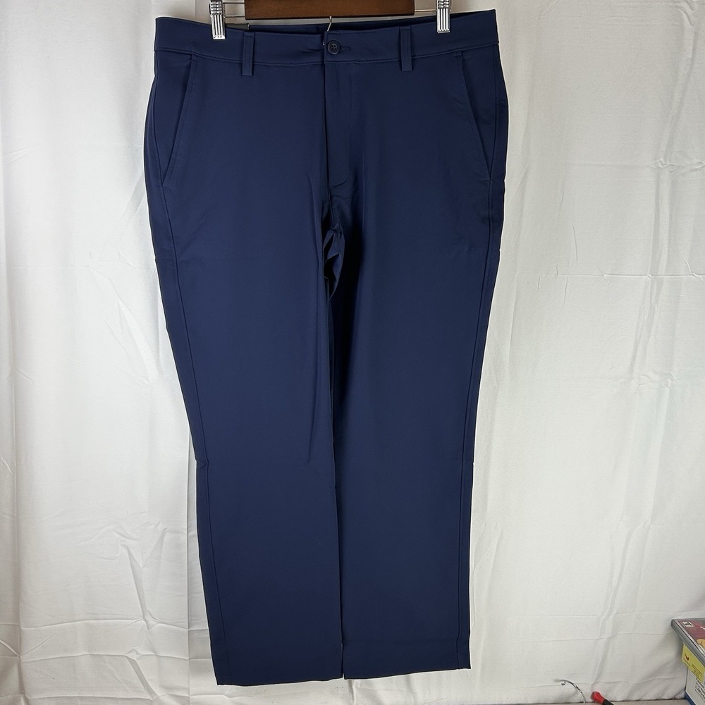 Under Armour Men's Size 36X30 UA Tech Tapered Golf Stretch Pants Navy NWT